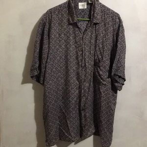 Vintage 100%silk camp shirt